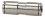 Metal Push-in fitting 847.008, Ø8-Ø8