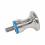 E+G knop HD, Syrefast, m/EPDM pakning, poleret
