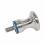 E+G knop HD, Syrefast, m/FKM pakning, poleret