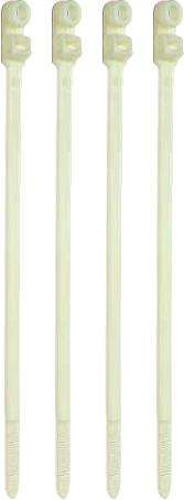 KLEE Kabelstrips Natur m/mont. hul