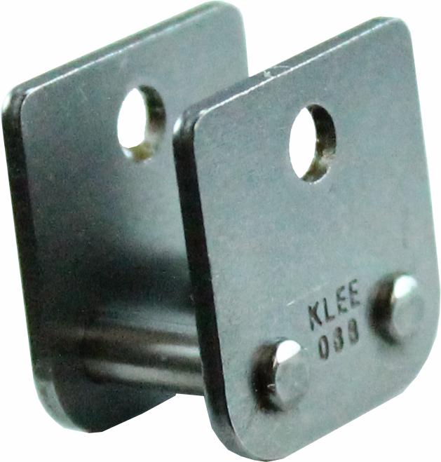 Medbringer WSK1 Opretstående, 1 hul, begge sider. Stor plade. medbringer med fjederlås